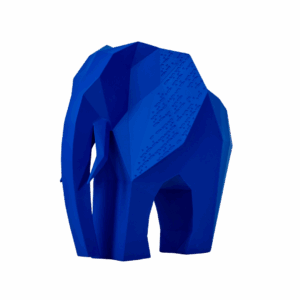 Eléphant - 300 - Bleu