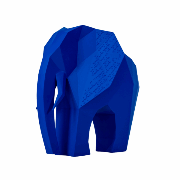 Eléphant - 300 - Bleu