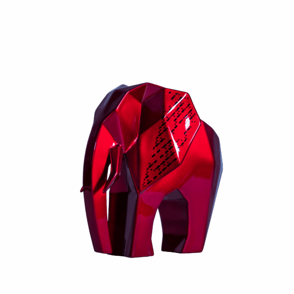 Eléphant - 250 - Rouge Candy – Image 3